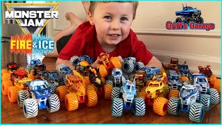 ALL 26 FIRE AND ICE MONSTER JAM TRUCKS COLLECTION!!!