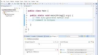 EGit - Eclipse GitHub Integration Basics