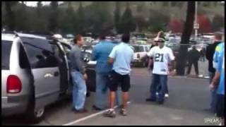 Raiders vs Chargers Fan Fight