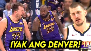 HINALIMAW ng duo ni Luka at LeBron ang Denver, trashtalk si Braun kay Doncic! | Lakers vs Nuggets