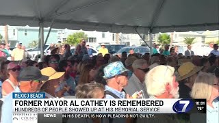 Former Mexico Beach Mayor Al Cathey remembered at memorial service