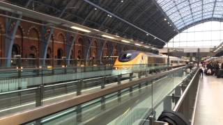 Class 373 E300 Eurostar leaving St Pancras bound for EuroDisney