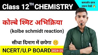 कोल्बे श्मिट अभिक्रिया | Kolbe Schmidt reaction | chemistry