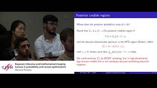 Marcelo Pereyra: Bayesian inference and mathematical imaging - Lecture 3