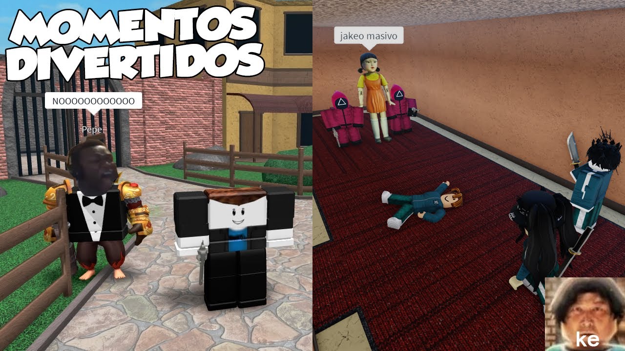 MURDER MYSTERY 2 EL JUEGO DEL CALAMAR MOMENTOS DIVERTIDOS (ROBLOX) # ...