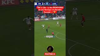 “OM vs Lille:Le But INCROYABLE de Luis Henrique à la Dernière Seconde ! 🚀🤯” #shorts #coupedefrance