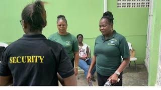 Why women are preferred over men for security jobs in Caribbean?