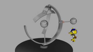 Triple Pendulum 3D Model