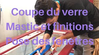 RESTAURER UNE FENÊTRE BOIS , UN TUTO POUR DÉCOUPER DU VERRE ,FAIRE UN MASTIC ET UNE FINITION PRO