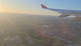 Take off from Perth International Airport (Qantas A330)