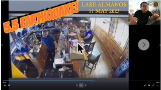 Earthquake ! Lake Almanor 5.5  11 May 2023