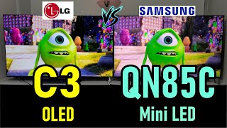 LG C3 vs Samsung QN85C / OLED vs Neo QLED Mini LED / ¿Cuál te conviene más? Smart TVs 4K
