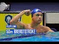 Victory for Felipe Lima in the Men's 50m Breaststroke | ISL | FULL RACE | Washington DC