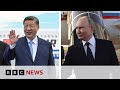 Presidents Xi and Putin arrive in Kazakhstan | BBC News