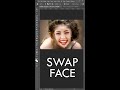 Create Easily Swap Face with Auto Blend Layers #shorts #photoshop #photoshoptutorial