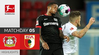 Bayer 04 Leverkusen - FC Augsburg | 3-1 | Highlights | Matchday 5 – Bundesliga 2020/21