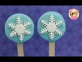 FROZEN ELSA INSPIRED OREO POPS - christmas disney movie cookie pop snowflake party treats
