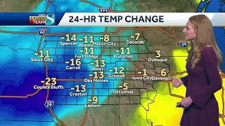 BIG 24-hour temperature swing