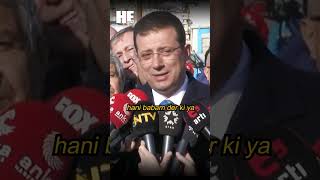 İmamoğlu: Erdoğan beni kıskanıyor!