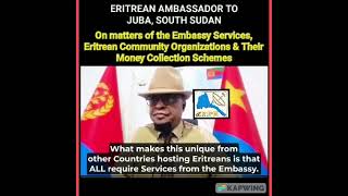 ATV: In a rare intv, Eritrea's Ambassador in Juba, exposes inner workings of the secretive regime