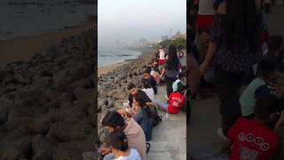 Marine Lines 🌊 mumbai's famous place #marinedrive #shortsfeed #mumbai #viralshorts #youtubeshorts