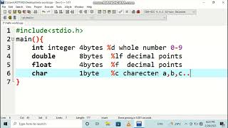 STRUCTURED PROGRAMMING,C BASIC STRUCTURE,DATA TYPES, VARIABLES,VARIABLE DECLARATION.