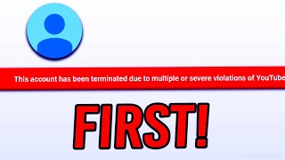 The FIRST YouTube Channel To Ever Get Terminated! (Revealed!)
