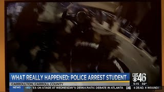 What really happened: Police arrest student