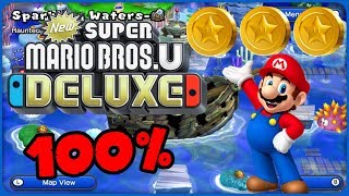 3-G Haunted Shipwreck ❤️ New Super Mario Bros. U Deluxe ❤️ 100% All Star Coins