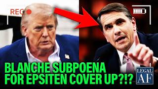 Trump PANICS as House Moves to SUBPOENA BLANCHE on Epstein COVERUP!!!