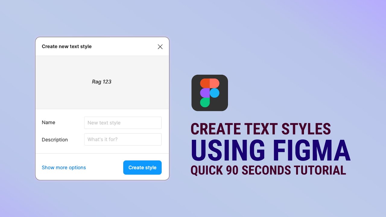 Creating Text Styles In Figma In 90 Seconds Youtube