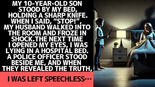 MY SON STOOD BY MY BED WITH A KNIFE… THEN I WOKE UP IN A HOSPITAL.