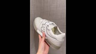 펜디  FENDI  Match SneakersWhite leather low-tops 7E1643AOMNF1NM8  www.rose-lux.com