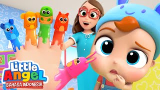 Download Lucunya Keluarga Jari Hewan | Kartun Keluarga Jari | Little Angel Bahasa Indonesia mp3