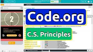 Code.org Lesson 7.4A Conditionals Practice | Answer Tutorial | Unit 4 CS Principles 2023