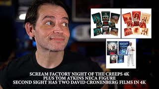 NEWS: Scream Factory Night Of The Creeps 4K Plus Two David Cronenberg Films in 4K from Second Sight