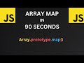 Javascript Array Map in 90 Seconds