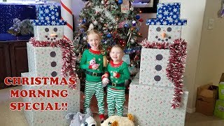 CHRISTMAS MORNING SPECIAL 2017!! We Saw Santa's Sleigh Tracks!!