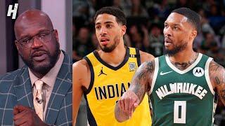 Inside the NBA reacts to Pacers vs Bucks Game 1 Highlights | 2024 NBA Playoffs