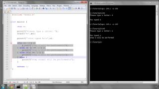 Beginning C Programming - Part 6 - Switch Statements and User Input
