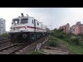 freshly pohed and hog converted sealdah wap 7 returns from workshop to its base with a single coach.