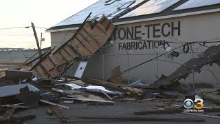 Cleanup Is Underway After Storm Leaves Behind Path Of Destruction, Downed Power Lines