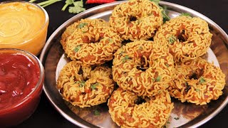 Maggi Cutlet Recipe 10 मिनट में क्रिस्पी Tasty नाश्ता 2खिलाएंगे तो सब 4और मांगेगे Donut Maggi Snacks