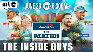 Patrick Mahomes Joins The Inside Crew To Discuss Capital One's The Match | NBA on TNT