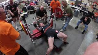 DEBBIE DAMMINGA BENCH PRESSES 253 LBS