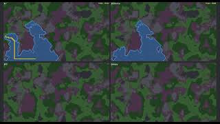 A* vs Dijkstra vs BFS vs Greedy — Pathfinding Algorithm Comparison on Weighted Terrain
