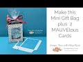 MAUVELOUS Little Gift Bag & Cards