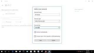 Add Hidden WiFi Network On Windows 10 !