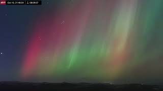 Oct 10, 2024: Aurora Borealis Over Iceland (CAM B)