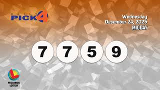 Wisconsin Lottery Midday Draw 12/24/2025